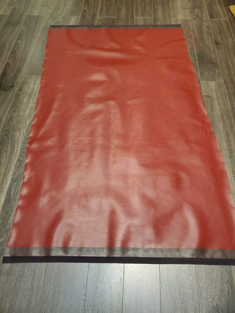 NAT Leathers | Burgundy Red Soft Faux Vegan Leather PU (Peta Approved Vegan) | 1 Yard (36 inch x 54 inch) Cut by Yard | Synthetic Pleather Nappa 0.9 mm Smooth Upholstery | 36"x54" - Image 2